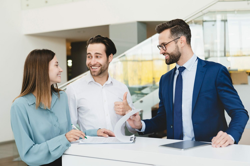 customer reaches the F&I office